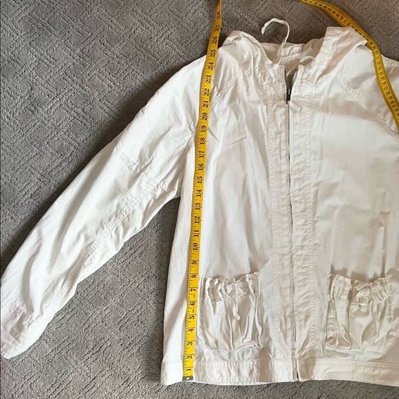 Old Navy 100% Cotton White Jacket Large - Picture 8 of 11
